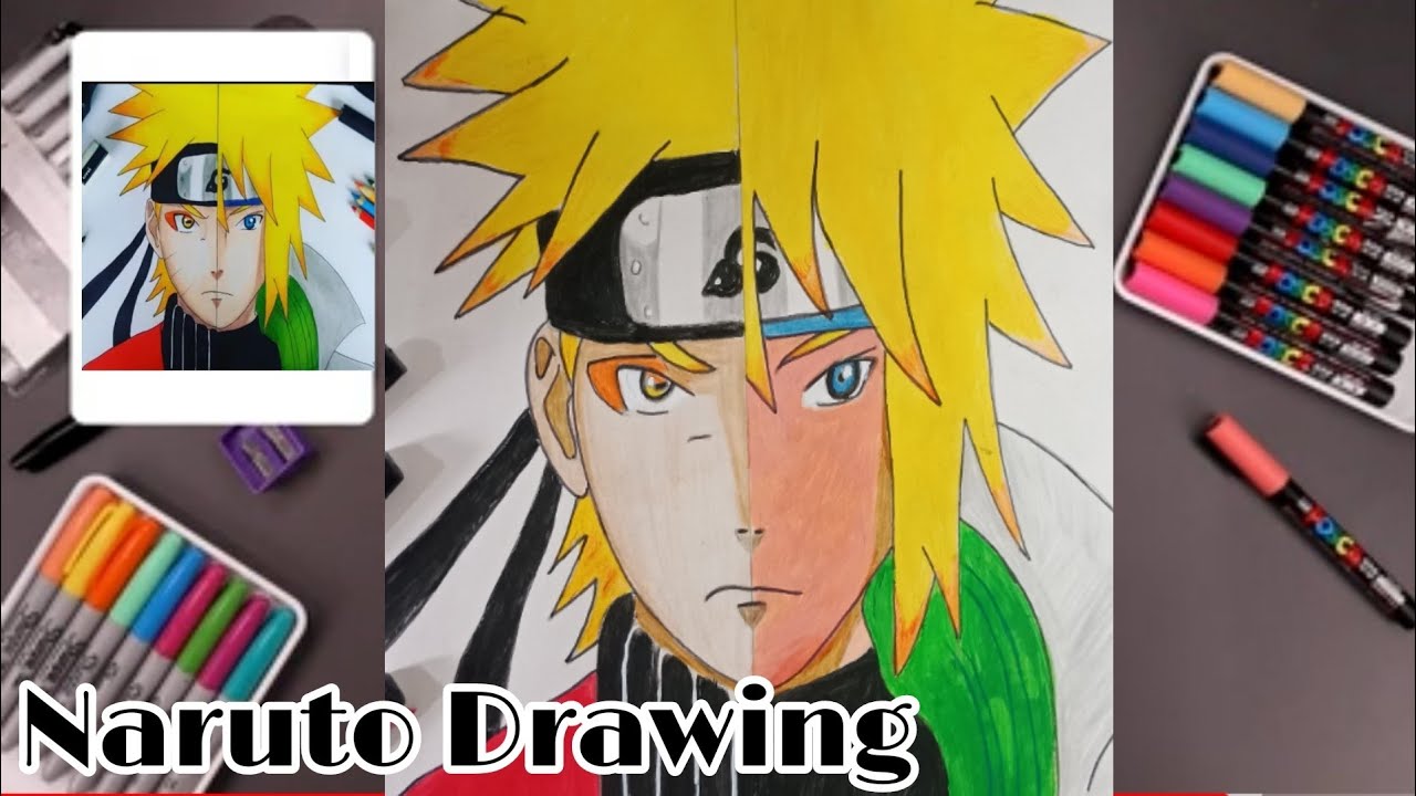 Como Desenhar Naruto / Minato - How To Draw Naruto / Minato