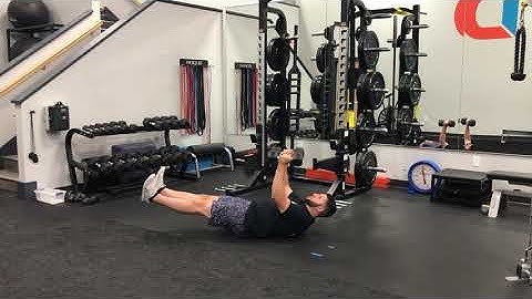 Matthew Ibrahim | DB Floor Press w/ Hollow Body Hold