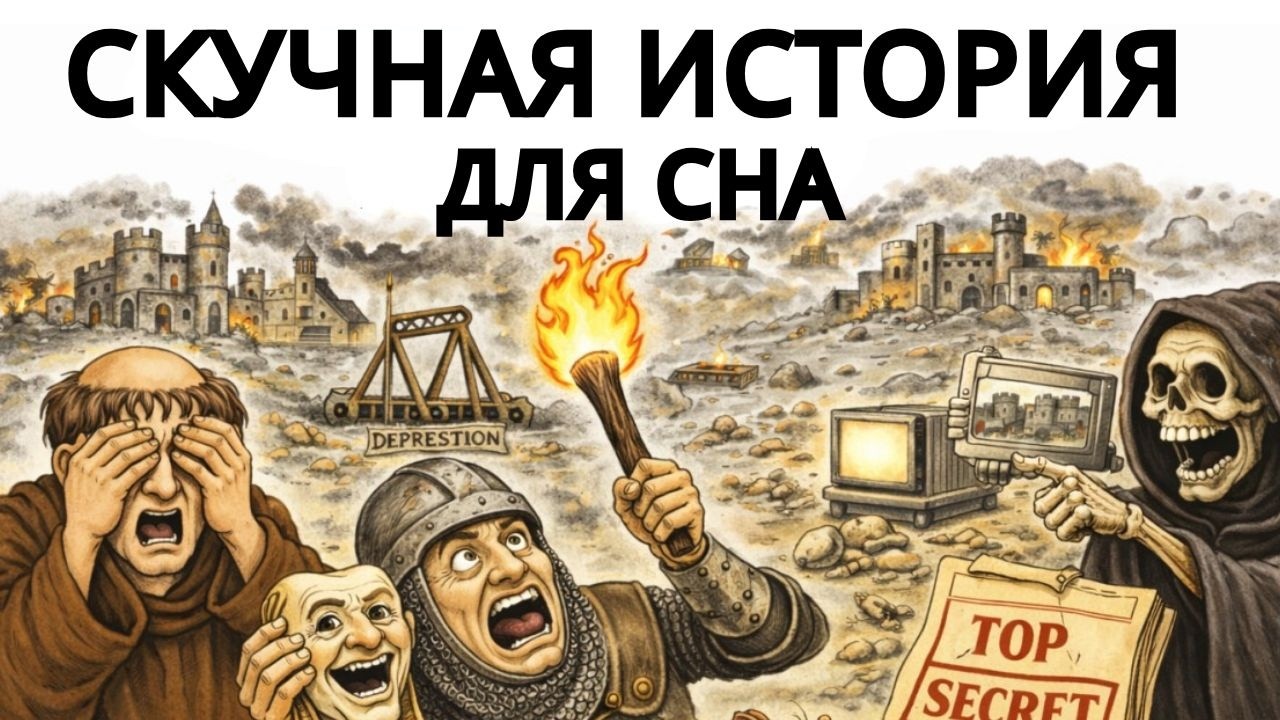 Было ли «Тёмное Средневековье» величайшей мистификацией истории? |💤 Скучная история на ночь
