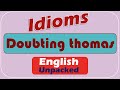 Doubting thomas