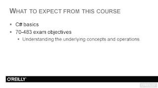 Programming in Microsoft C# - Exam 70-483 Tutorial | What To Expect From This Course screenshot 5