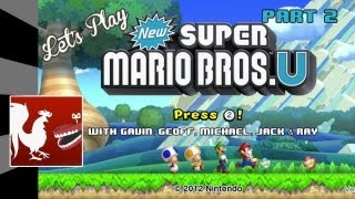Let's Play - New Super Mario Bros. U Part 2 | Rooster Teeth