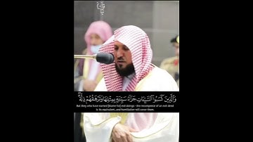 ﴿لِلَّذينَ أَحسَنُوا الحُسنى وَزِيادَةٌ﴾ للشيخ ماهر المعيقلي من سورة يونس ❤️..