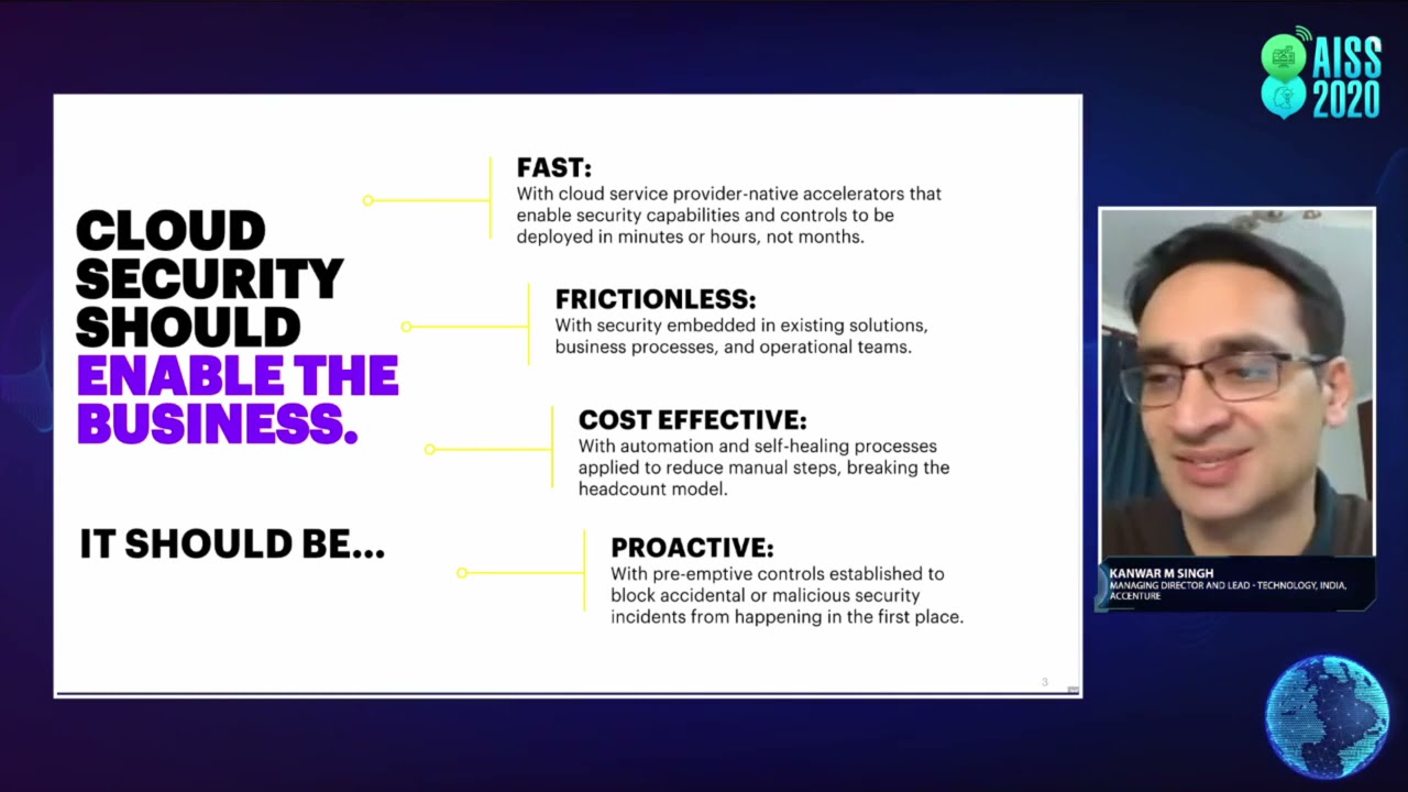 Keynote Address by Accenture on 'Cloud Security Innovation' (AISS 2020, Day 3)