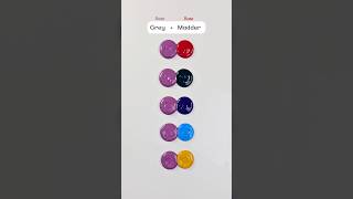 Blending Rose Grey with 5 dynamic Shades to reveal 5 gorgeous Color 😍🎨 #colormixing #paint #painting