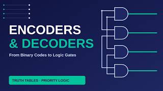 Encoders & Decoders Explained | From Binary Codes to Logic Gates (with Priority Encoders)
