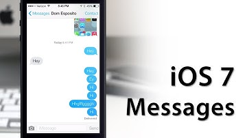 Hands-On iOS 7 Messages - Block Contacts And New Design - New Features