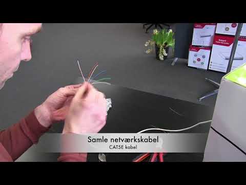 Video: Hvordan splejser du et CAT 5 Ethernet-kabel?
