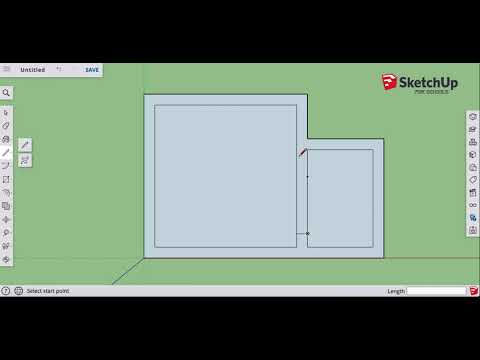SketchUp Floor Plan Doors
