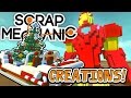 Scrap Mechanic CREATIONS! - GIANT IRON MAN!! [#23] W/AshDubh | Gameplay |