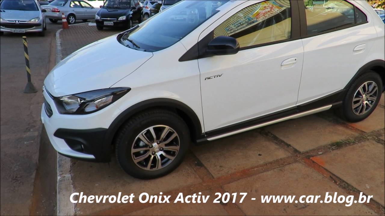 Novo Chevrolet Onix 2017 - Activ - detalhes, consumo - www.car.blog.br 