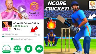 [700MB] nCORE NEW UpCOMING Cricket Game Relese Date? & Official Trailer | IPL, HD Graphics!