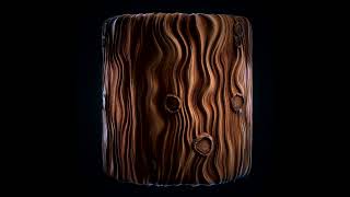 Wood Bark Material (Stylized) - VOL 07 - Maps & SBS & SBsar #substance3d #substancedesigner