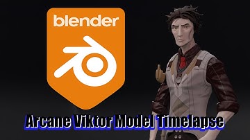 Blender 3.2 Timelapse - Arcane Viktor modeling