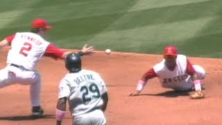 Orlando Cabrera, Adam Kennedy turn unreal double play