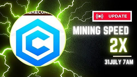 Cake Core 2X Mining Speed |Big Update 31July 7am Airdrop Mining End | Cake Core Mining