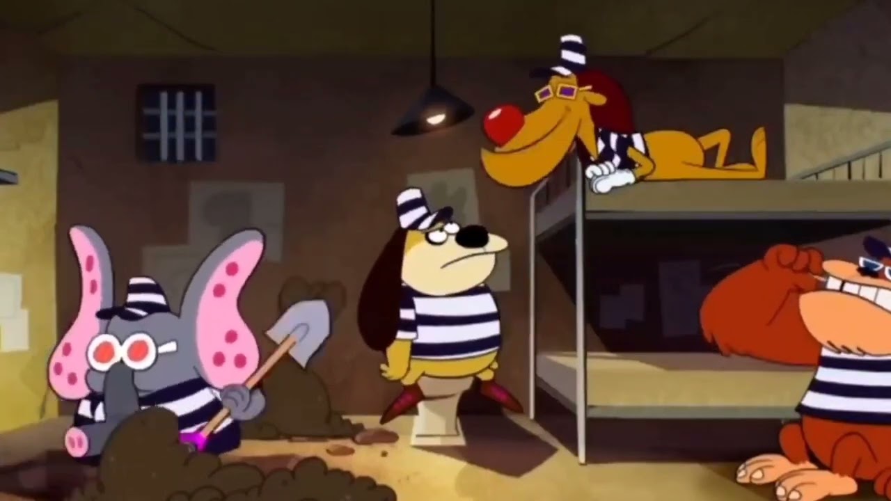 Jellystone - The Banana Splits jail scene (voice over)
