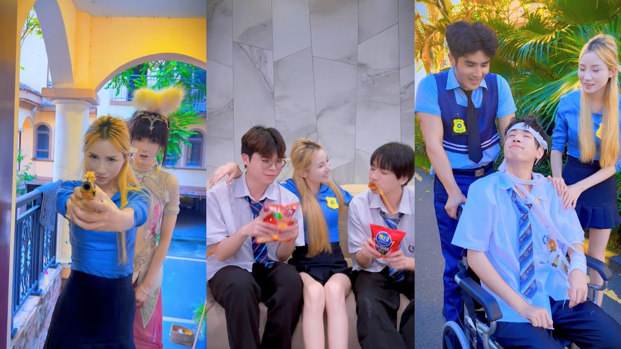 The rabbit police officer treats the two beggars differently#cosplay # ...