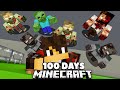 I Survived 100 days as an ENGINEER in a ZOMBIE APOCALYPSE in Hardcore Minecraft