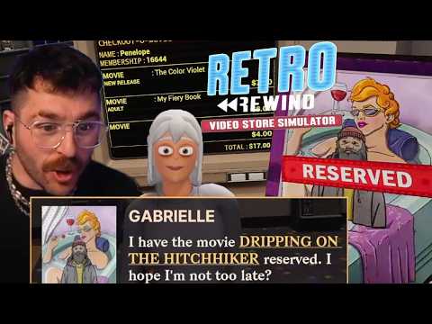 finding out what it's like to run a 90s video store // retro rewind video store simulator