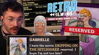 finding out what it's like to run a 90s video store // retro rewind video store simulator