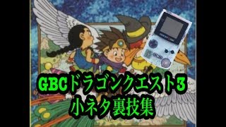 【GBC】ドラゴンクエスト3 そして伝説へ 小ネタ•裏技集