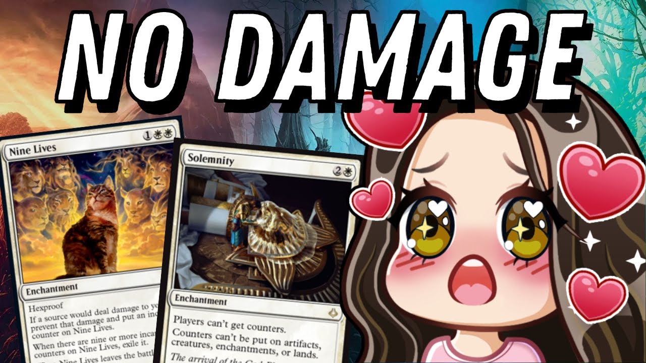 Solemnity, Breaking Sagas and Taking Names MTG Sythis Selesnya EDH Commander MTGA Brawl Deck