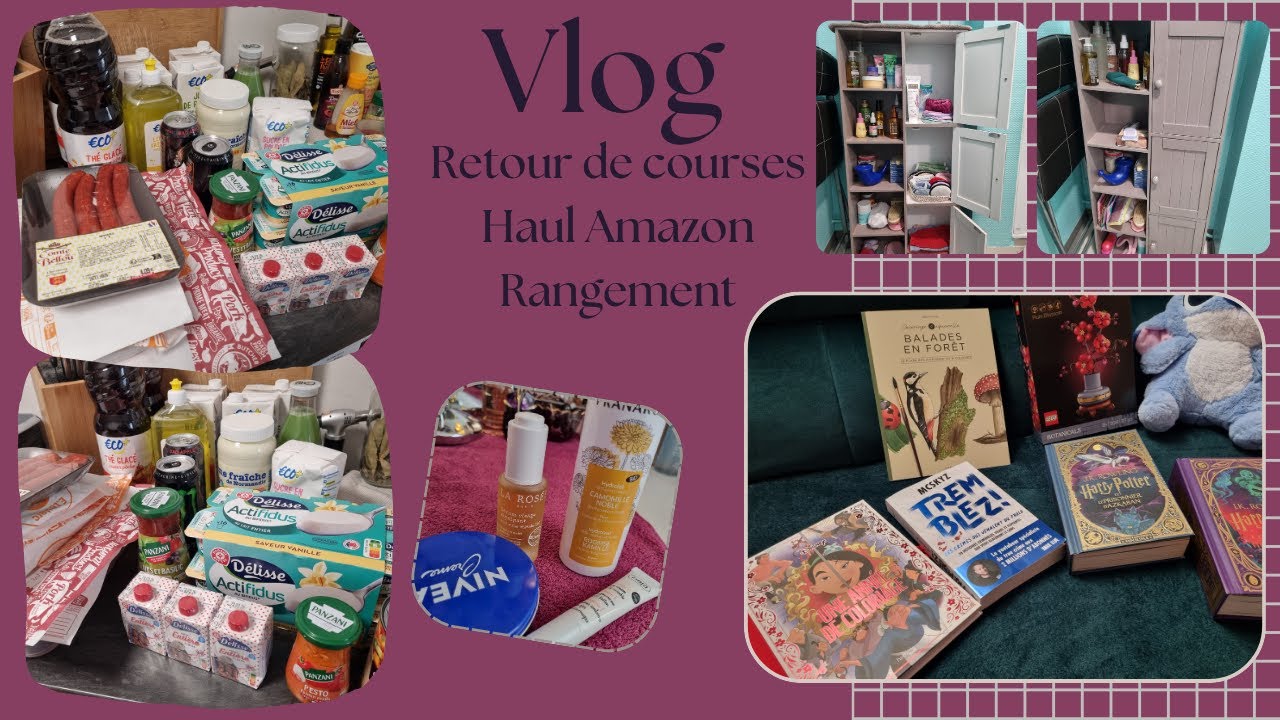 *Vlog7* Rangement, Retour de Courses et haul Amazon
