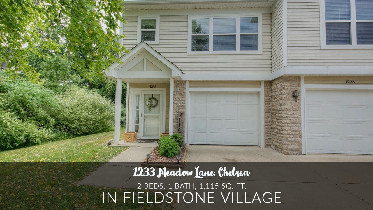 SOLD 1233 Meadow Lane, Chelsea, MI Fieldstone Village Condos