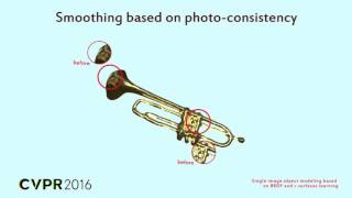 Single image object modeling based on BRDF and r-surfaces learning (CVPR 2016)