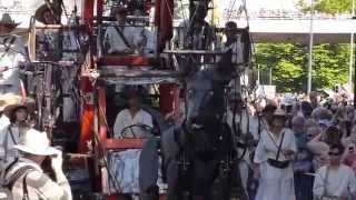 Giant Spectacular - Little Girl Giant Xolo on Old Haymarket July 25th 2014