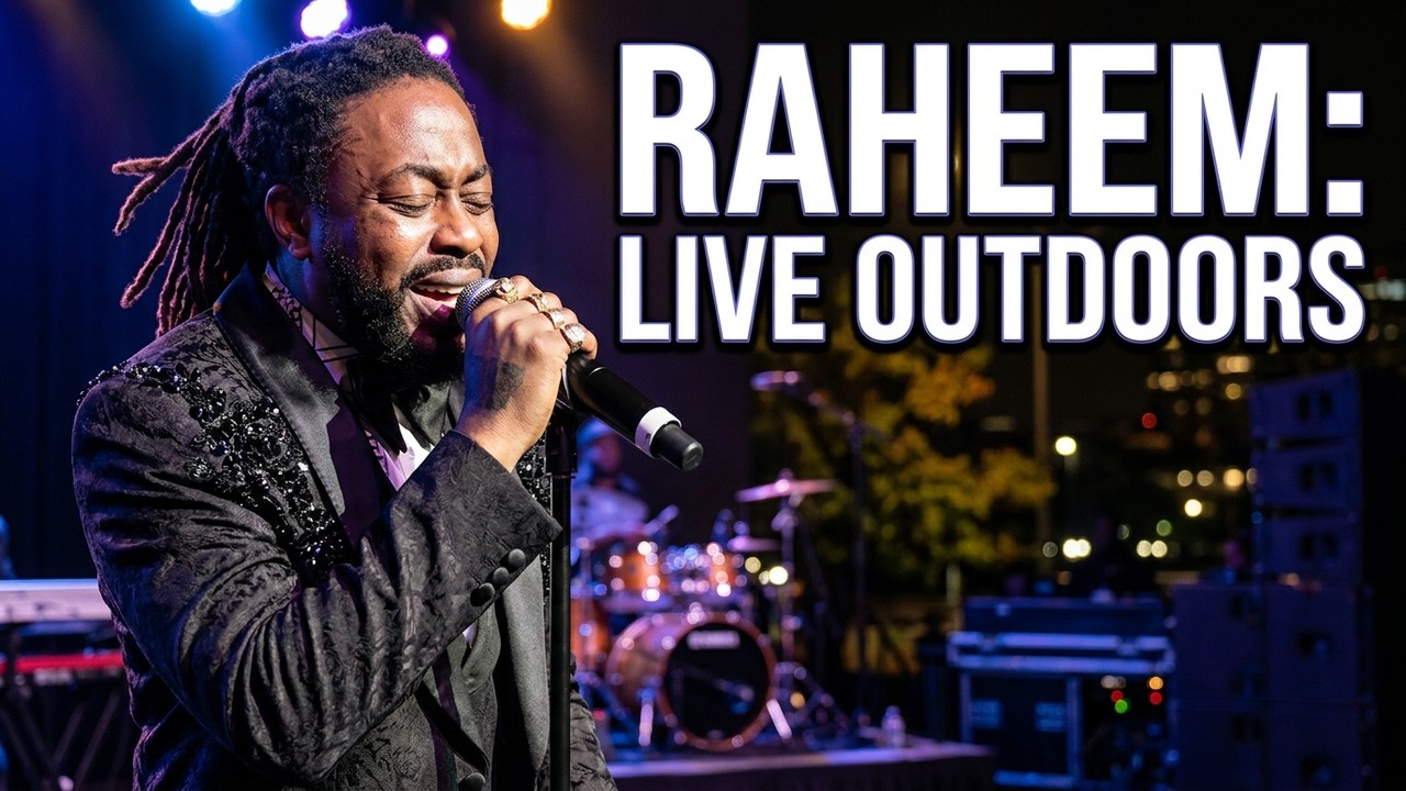 Raheem DeVaughn Full Live Performance | Outdoor Venue - YouTube