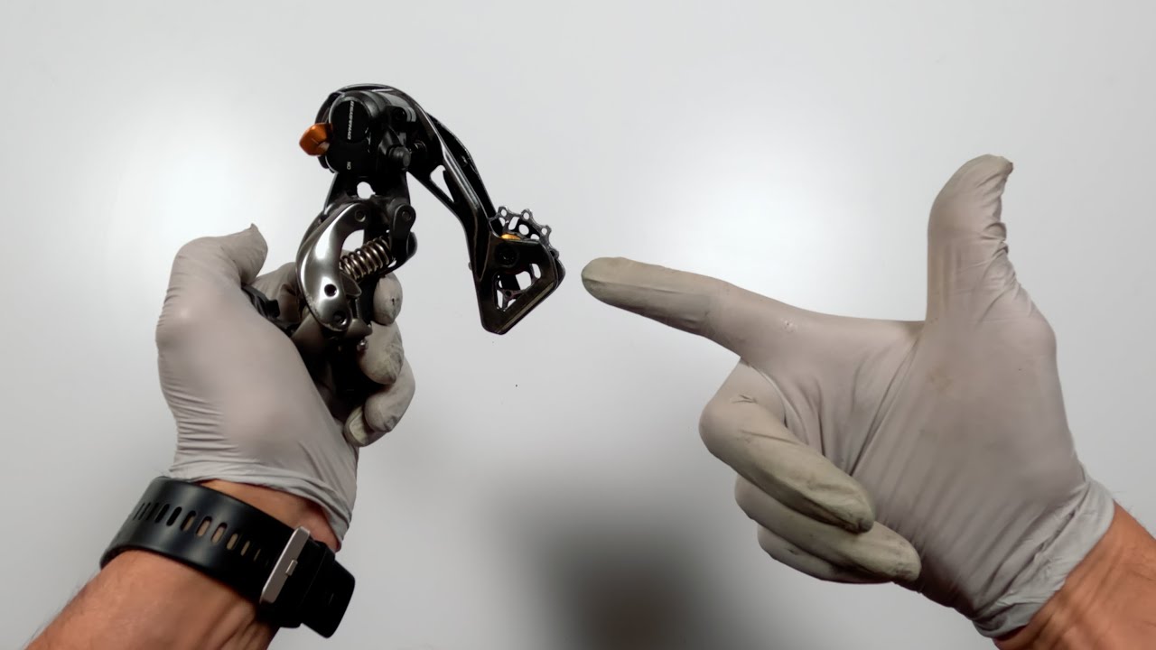 Shimano rear Derailleur Inner Plate and Pulley damage replacement