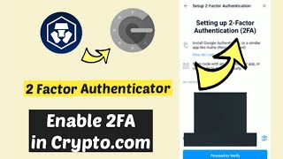 Celebrity Crypto.com - How to set up 2FA - 2 Factor Authenticator Net Worth