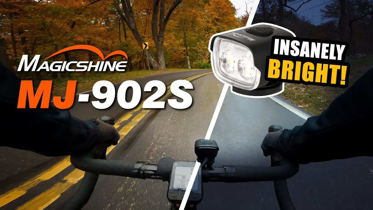 Powerful DUAL BEAM Gravel / Road Bike Light: Magicshine EVO1700 