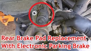 Lexus RX350 / ES350 Rear Brake Pad Replacement (Electronic Parking Brake w/ Brake Hold)