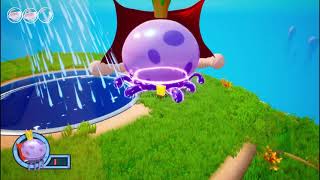 Spongebob Squarepants Battle for bikini Bottom Slapping King Jelly Fish How to Slap King jellyfish screenshot 4