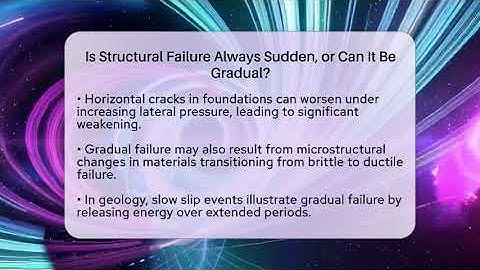 Is Structural Failure Always Sudden, or Can It Be Gradual? | How Things Break News