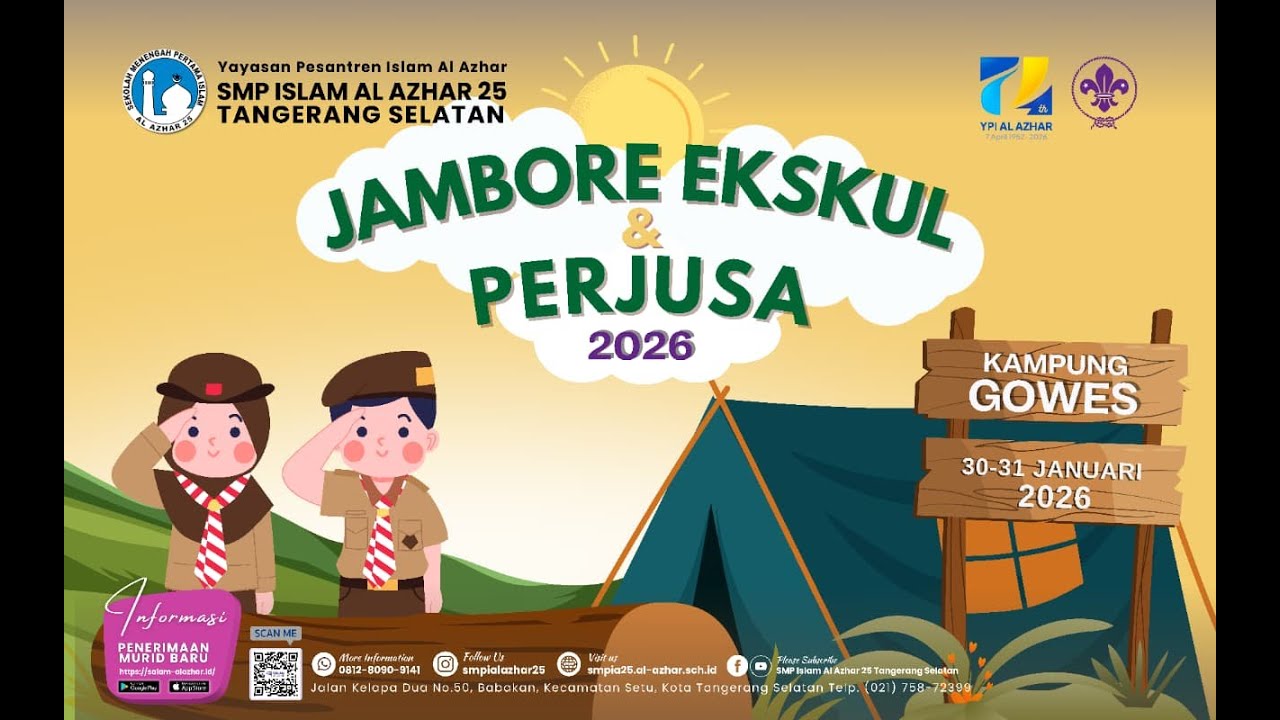 PENAMPILAN JAMBORE EKSKUL SMP ISLAM AL AZHAR 25 2026