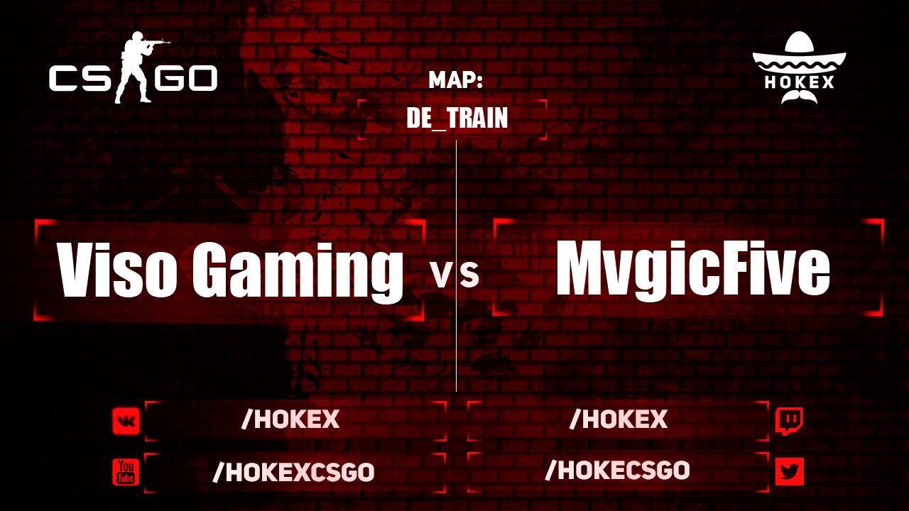 CS:GO : ViSO Cup Season 1 : Viso Gaming vs MvgicFive (de_train)