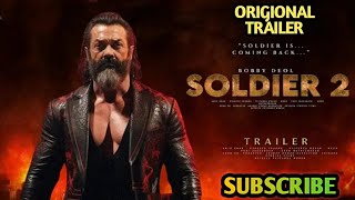 Soldier - 2 Trailer। Solider2 official trailer। Bobby Deol। Sunny Deol। Preety Zinta। Kiara Advani।
