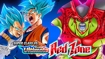 NO ITEM RUN! FULL SUPER CLASS TEAM MISSION VS. REDZONE CELL MAX! (Dokkan Battle)