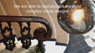 What Is A Volute by Precision Timber Handrails