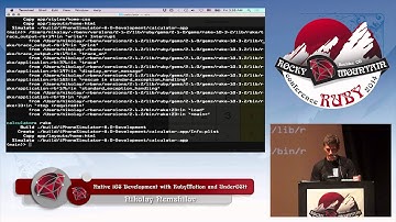 Rocky Mountain Ruby 2014 - Native iOS Development with RubyMotion and UnderOS