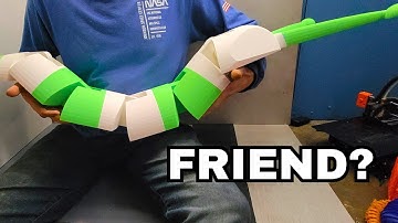 Giant 3D Printed Articulated Slug