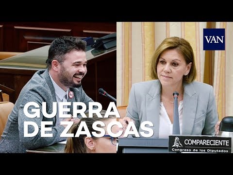 Guerra de &rsquo;zascas&rsquo; entre Cospedal y Rufián en el Congreso