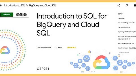 Qwiklabs- Introduction to SQL for BigQuery and Cloud SQL [GSP281] | Google Cloud #GoogleCloudReady
