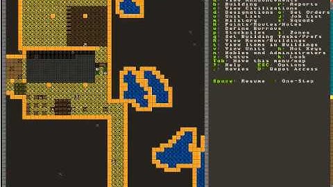 Dwarf fortress 2012 guide/playthrough/tutorial part 22 First invader, Bridges