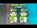 Snowman Crochet - Knitted - 3D Printing &amp; Painting