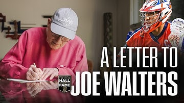 A Letter To My Son | Joe Walters Gets Inducted into the Pro Lacrosse Hall of Fame